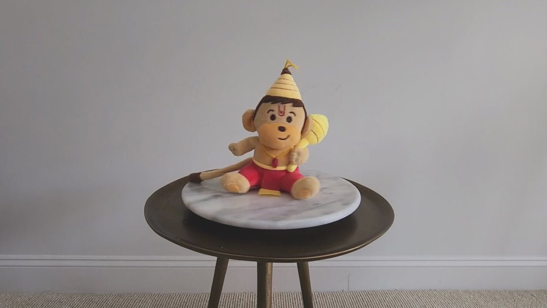 Baby Hanuman Mini 7" Mantra Singing Plush Toy - Image 2